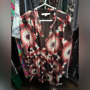 Loft, size small, brown/pink